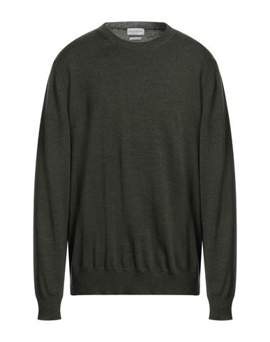 Ballantyne Man Sweater Military Green Size 48 Wool