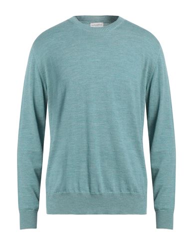 Ballantyne Man Sweater Pastel Blue Size 42 Wool In Blue
