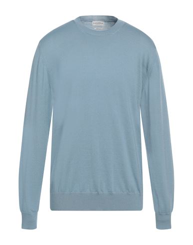 Ballantyne Man Sweater Light Blue Size 44 Wool