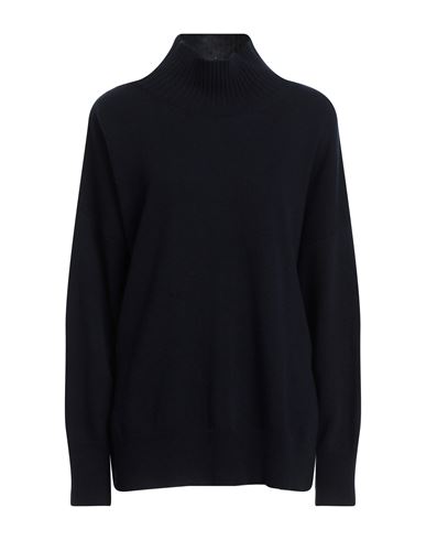 Roberto Collina Woman Turtleneck Navy Blue Size Xs Wool, Cashmere In Navy Blue