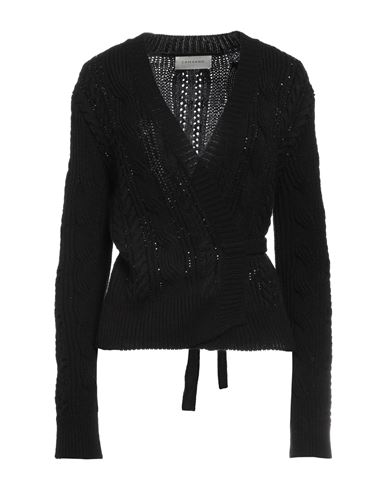 Ermanno Firenze Woman Cardigan Black Size 4 Acrylic, Virgin Wool
