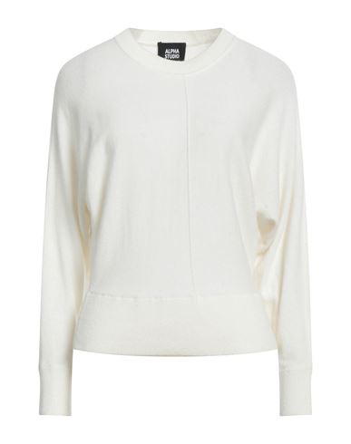 Alpha Studio Woman Sweater Off White Size 4 Recycled Wool, Viscose, Polyamide, Cashmere