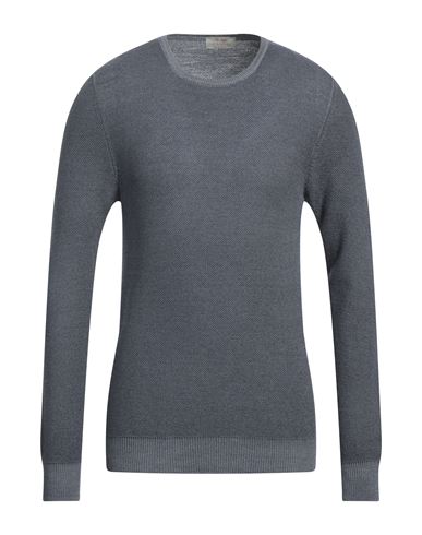 Gran Sasso Man Sweater Slate Blue Size 36 Virgin Wool