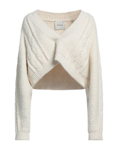 Rohe Róhe Woman Sweater Off White Size 8 Cotton, Polyester, Elastane