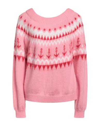 Aniye By Woman Sweater Pink Size S Acrylic, Mohair Wool, Polyamide, Wool