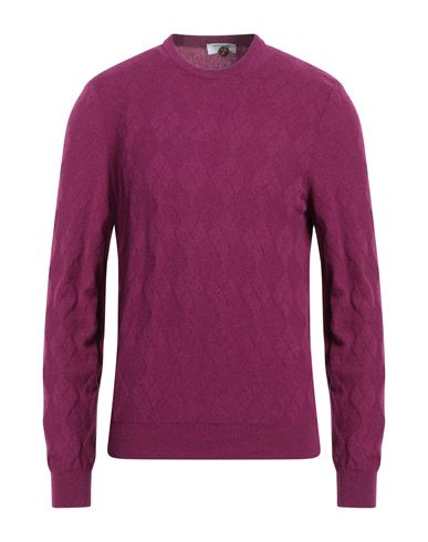 Heritage Man Sweater Purple Size 42 Cashmere