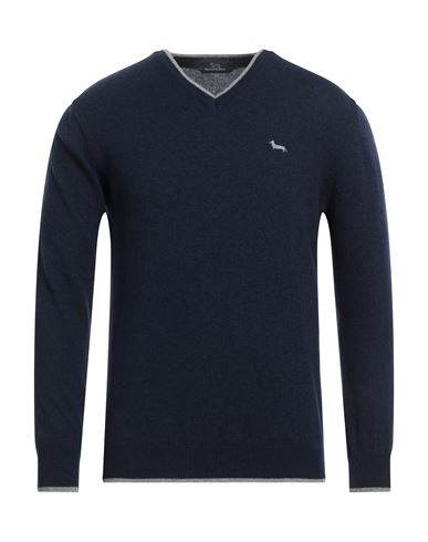 Harmont & Blaine Man Sweater Midnight Blue Size Xl Merino Wool, Viscose, Polyamide, Cashmere