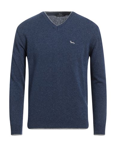 Harmont & Blaine Man Sweater Navy Blue Size Xl Merino Wool, Viscose, Polyamide, Cashmere