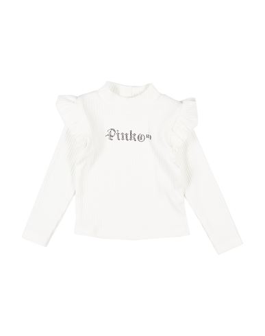 Pinko Up Babies'  Toddler Girl Turtleneck White Size 3 Polyester, Rayon, Elastane