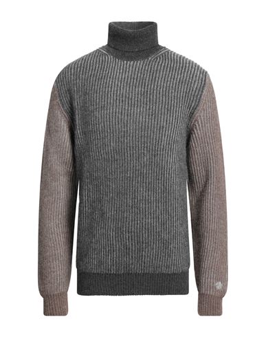 Heritage Man Turtleneck Lead Size 42 Alpaca Wool, Virgin Wool In Grey
