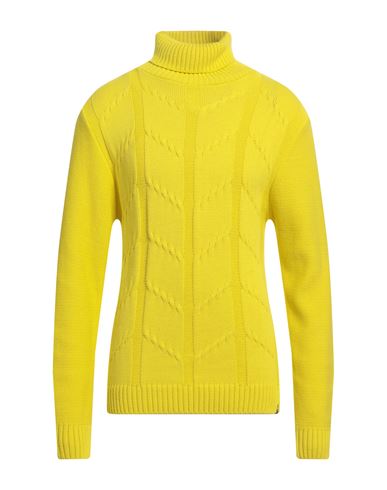 Why Not Brand Man Turtleneck Yellow Size Xl Acrylic, Wool
