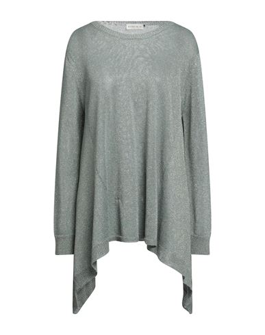 Etro Woman Sweater Sage Green Size 10 Viscose, Polyester, Metallic Fiber