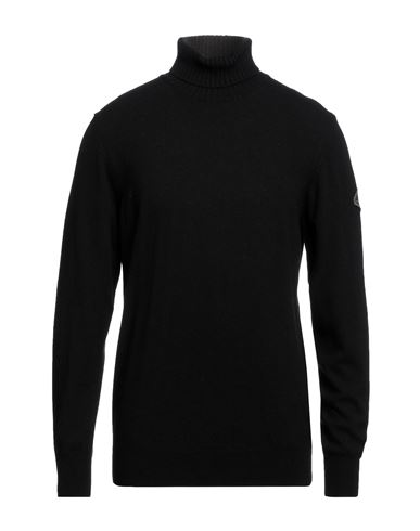 ROY ROGERS ROŸ ROGER'S MAN TURTLENECK BLACK SIZE XL WOOL, POLYAMIDE, VISCOSE, CASHMERE