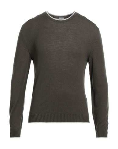 Eleventy Man Sweater Dark Green Size M Wool