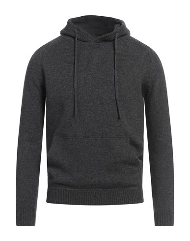 LANIFICIO PUBBLICO LANIFICIO PUBBLICO MAN SWEATER CHARCOAL SIZE 38 WOOL, POLYAMIDE 