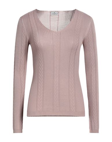 Etro Woman Sweater Blush Size 6 Silk, Viscose In Pink