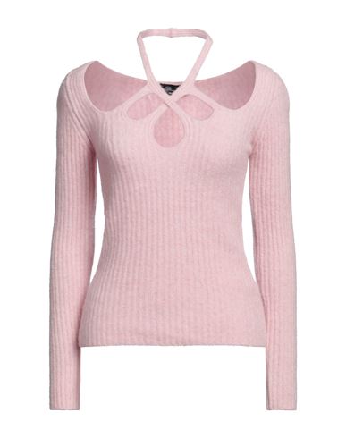Blumarine Woman Sweater Light Pink Size 6 Alpaca Wool, Polyamide, Wool, Elastane