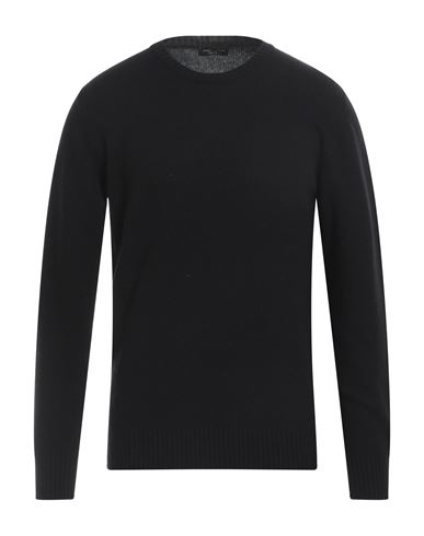 Roberto Collina Man Sweater Black Size 44 Merino Wool, Cashmere