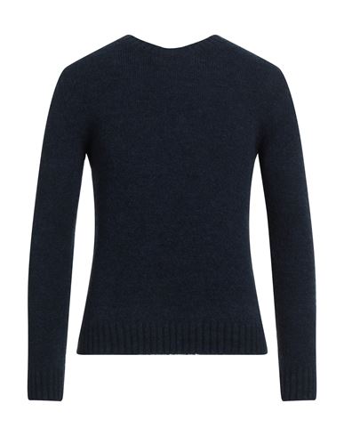 Qb24 Man Sweater Navy Blue Size L Acrylic, Mohair Wool, Wool, Elastane