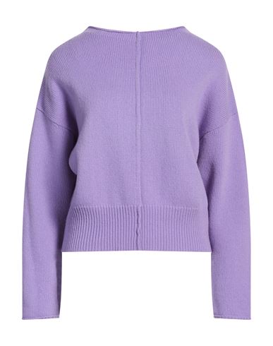 Jucca Woman Sweater Lilac Size L Virgin Wool In Purple