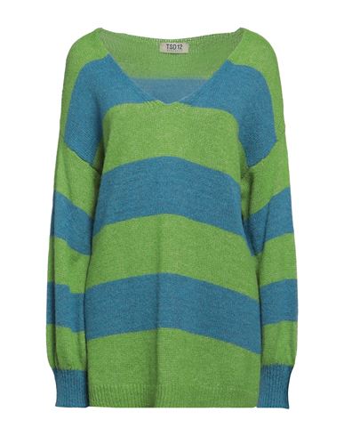 Tsd12 Woman Sweater Green Size S Acrylic, Polyamide, Wool, Viscose