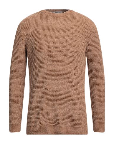 Tsd12 Man Sweater Sand Size Xl Polyester In Beige
