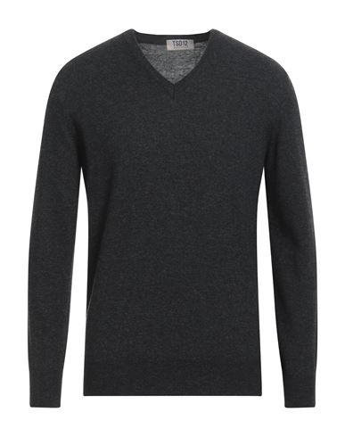 Tsd12 Man Sweater Steel Grey Size Xxl Merino Wool, Viscose, Polyamide, Cashmere