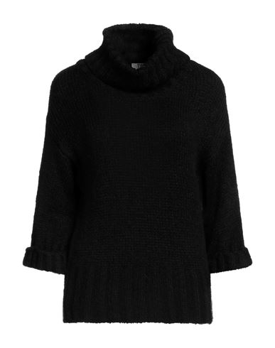 Tsd12 Woman Turtleneck Black Size Onesize Acrylic, Polyamide, Wool, Mohair Wool