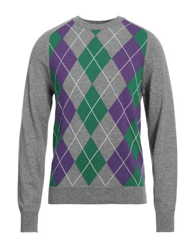 Mqj Man Sweater Light Grey Size 36 Polyamide, Wool, Viscose, Cashmere