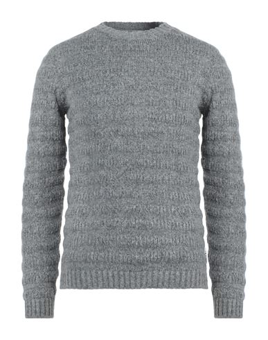 Berna Man Sweater Grey Size L Wool, Silk, Polyamide