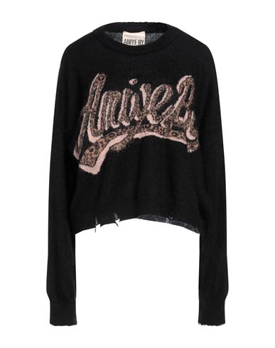 Aniye By Woman Sweater Black Size S Acrylic, Polyamide, Wool, Mohair Wool