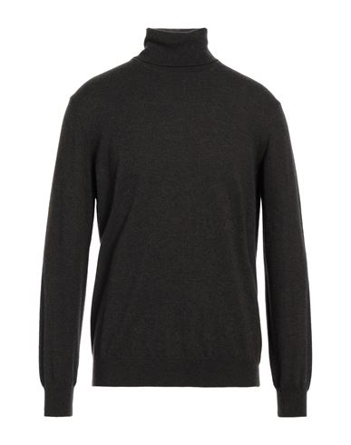 Kangra Cashmere Kangra Man Turtleneck Steel Grey Size 44 Wool In Brown