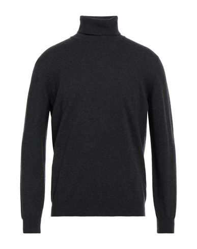 Kangra Cashmere Kangra Man Turtleneck Steel Grey Size 44 Wool In Grey