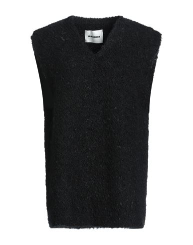 Jil Sander Woman Sweater Black Size 2 Mohair Wool, Polyamide, Silk