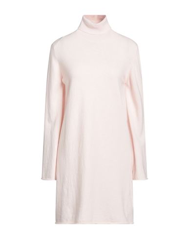 Shop Semicouture Woman Mini Dress Light Pink Size L Virgin Wool, Cashmere