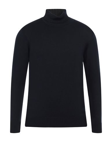 EGON VON FURSTENBERG EGON VON FURSTENBERG MAN TURTLENECK MIDNIGHT BLUE SIZE XL WOOL, VISCOSE, PES - POLYETHERSULFONE