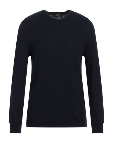 Dondup Man Sweater Navy Blue Size 42 Wool, Polyamide, Cashmere