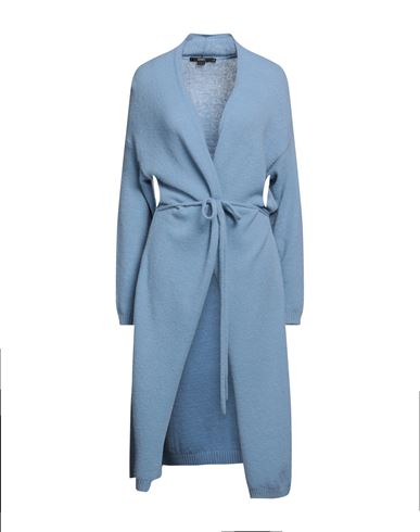 Seventy Sergio Tegon Woman Cardigan Sky Blue Size 8 Acrylic, Wool, Polyamide, Polyester