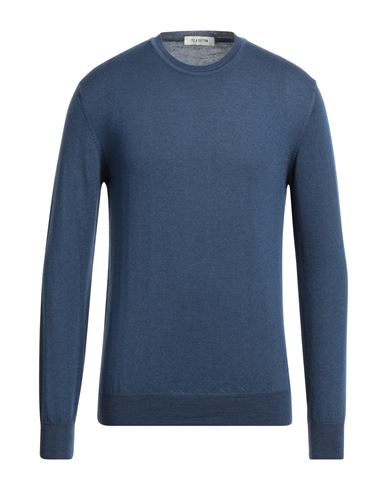 Tela Cotton Man Sweater Blue Size Xxl Wool