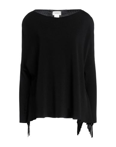 Vicolo Woman Sweater Black Size Onesize Viscose, Polyamide