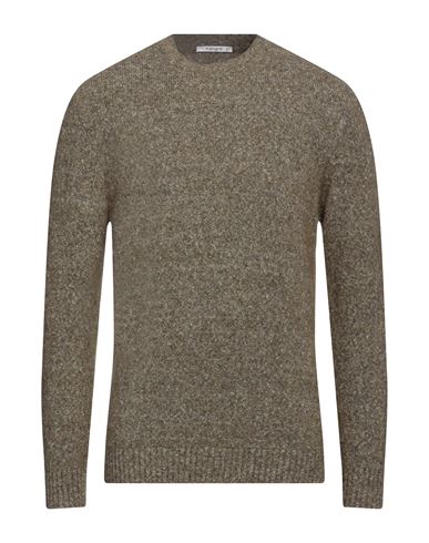 Shop Kangra Man Sweater Military Green Size 44 Alpaca Wool, Cotton, Polyamide, Wool, Elastane