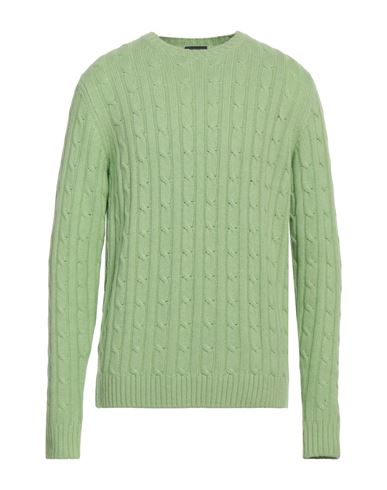 Rossopuro Man Sweater Light Green Size 5 Wool, Viscose, Nylon, Cashmere