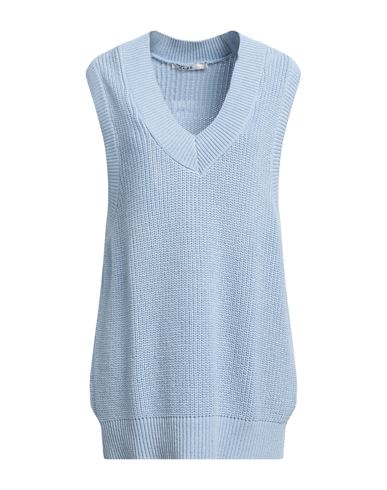 Na-kd Woman Sweater Sky Blue Size S Cotton, Polyester