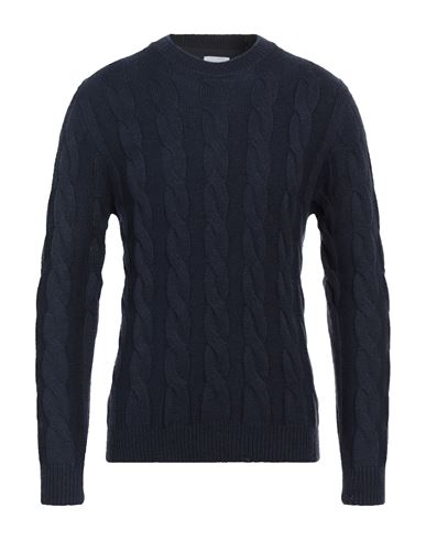 Shop Sseinse Man Sweater Navy Blue Size Xxl Acrylic, Nylon