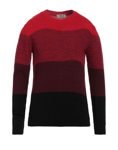 Tsd12 Man Sweater Brick Red Size L Acrylic, Wool