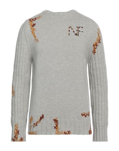 Nick Fouquet Man Sweater Light Grey Size S Virgin Wool, Cashmere