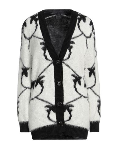 Shop Pinko Woman Cardigan Off White Size L Acrylic, Wool, Polyamide, Alpaca Wool