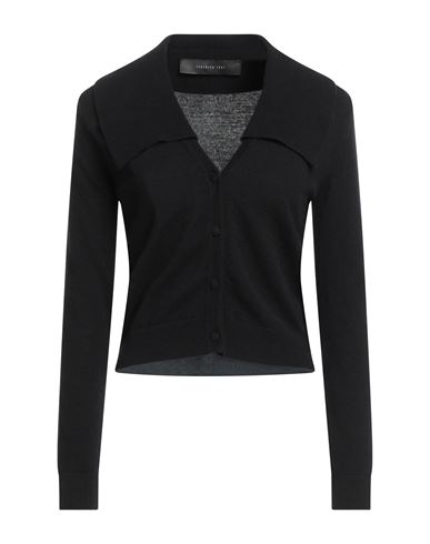 Federica Tosi Woman Cardigan Black Size 0 Wool, Cashmere