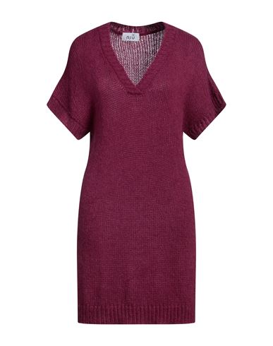 Niū Woman Sweater Mauve Size M Acrylic, Polyamide, Alpaca Wool, Viscose, Polyester In Purple