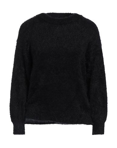 Merci .., Woman Sweater Black Size L Polyamide